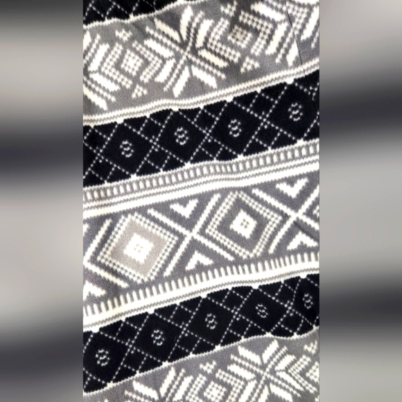 Old Navy Black/Gray Fleece Pajama Pant-Size XXL - Picture 2 of 4